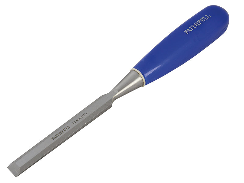 Faithfull Bevel Edge Chisel Blue Grip