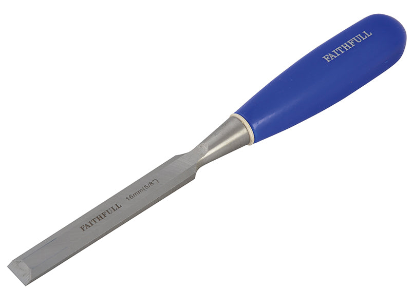 Faithfull Bevel Edge Chisel Blue Grip