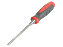 Load image into Gallery viewer, Faithfull Bevel Edge Chisel Red Soft Grip