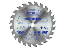 Load image into Gallery viewer, Faithfull Professional Nail Cutting TCT Circular Saw Blade