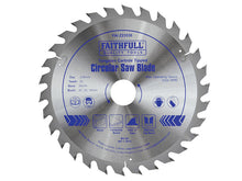 Load image into Gallery viewer, Faithfull Professional Zero Degree TCT Circular Saw Blade