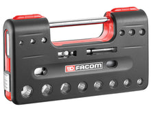 Load image into Gallery viewer, Facom 3/8in Drive 6-Point Detection Box Socket Set, 18 Piece