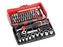 Load image into Gallery viewer, Facom 1/4in Drive R2NANO Socket Set, 38 Piece