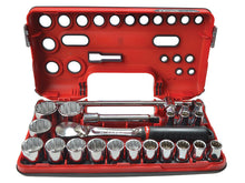 Load image into Gallery viewer, Facom 1/2in Drive 12-Point Detection Box Socket Set, 22 Piece