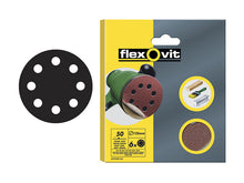 Load image into Gallery viewer, Flexovit Hook &amp; Loop Sanding Discs 125mm