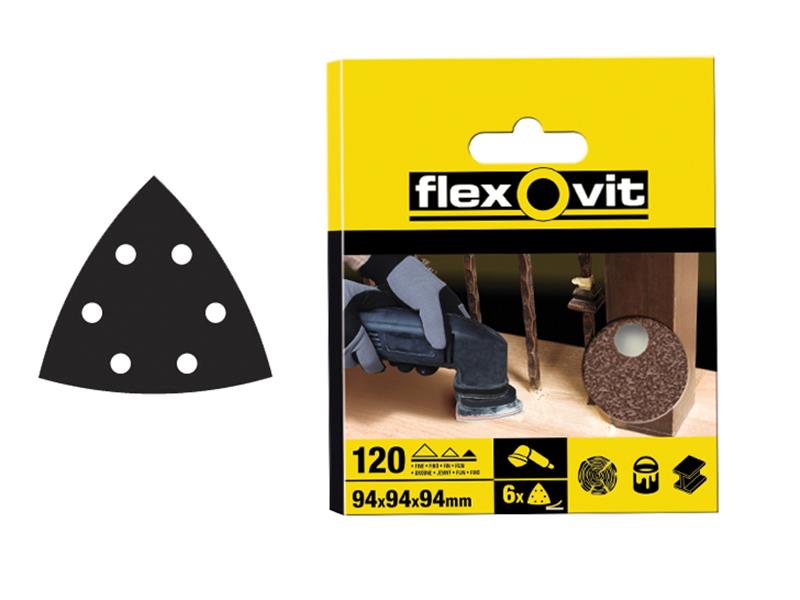 Flexovit Hook & Loop Sanding Discs 150mm