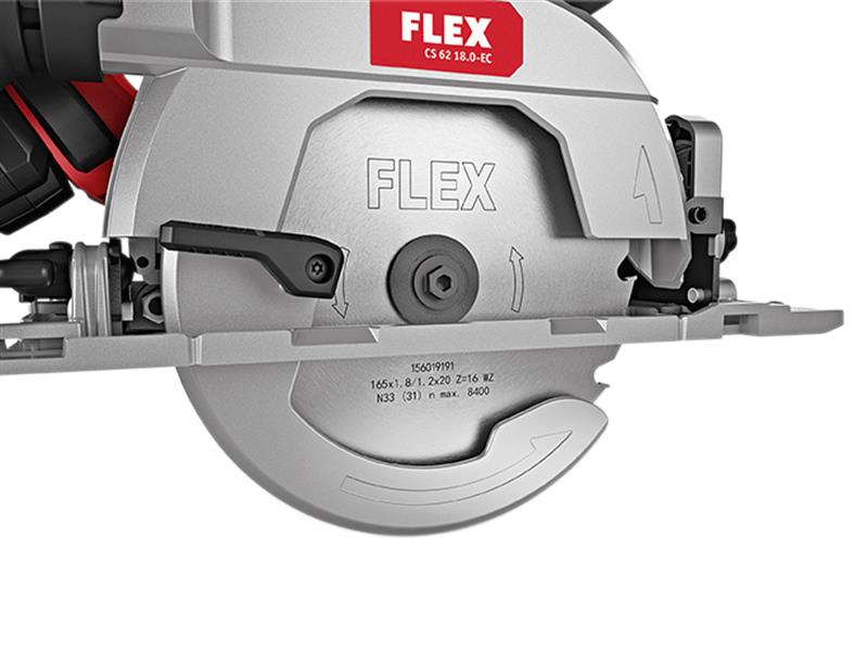 Flex Power Tools CS 62 18.0-EC Circular Saw, 165mm