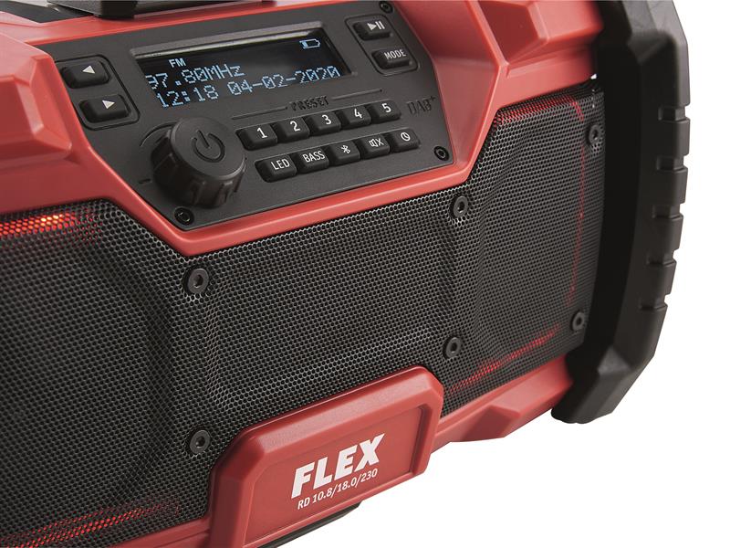 Flex Power Tools RD 10.8/18.0/230 Cordless Radio 240V & Li-ion Bare Unit