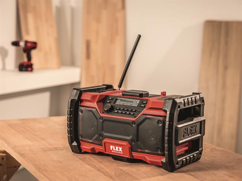 Flex Power Tools RD 10.8/18.0/230 Cordless Radio 240V & Li-ion Bare Unit