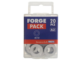 ForgeFix Flat Washers, A2 Stainless Steel