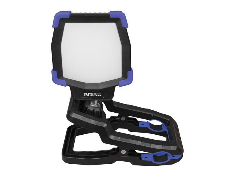 Faithfull Power Plus Rechargeable Clip Light 30W