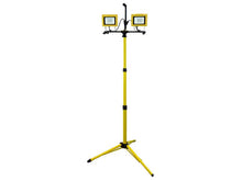 Load image into Gallery viewer, Faithfull Power Plus SMD LED Twin Tripod Site Light 60W 2 x 2700 Lumens 240V