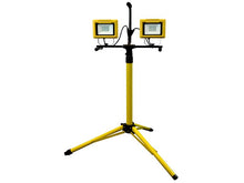 Load image into Gallery viewer, Faithfull Power Plus SMD LED Twin Tripod Site Light 60W 2 x 2700 Lumens 240V
