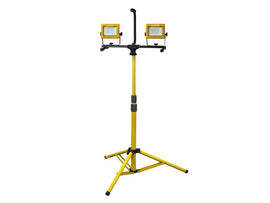 Faithfull Power Plus LED Twin Tripod Site Light