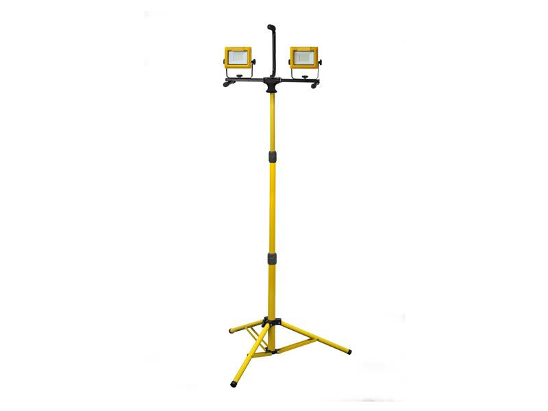 Faithfull Power Plus LED Twin Tripod Site Light