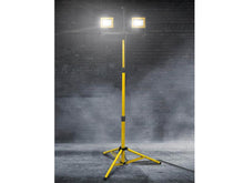 Load image into Gallery viewer, Faithfull Power Plus LED Twin Tripod Site Light