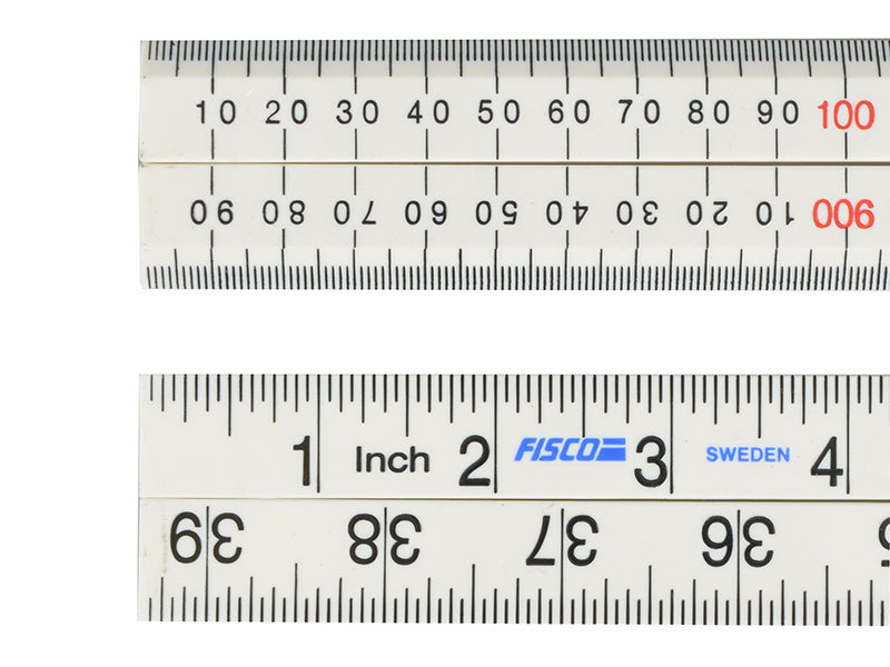 Fisco XFB1ME White Nylon Rule 1m / 39in