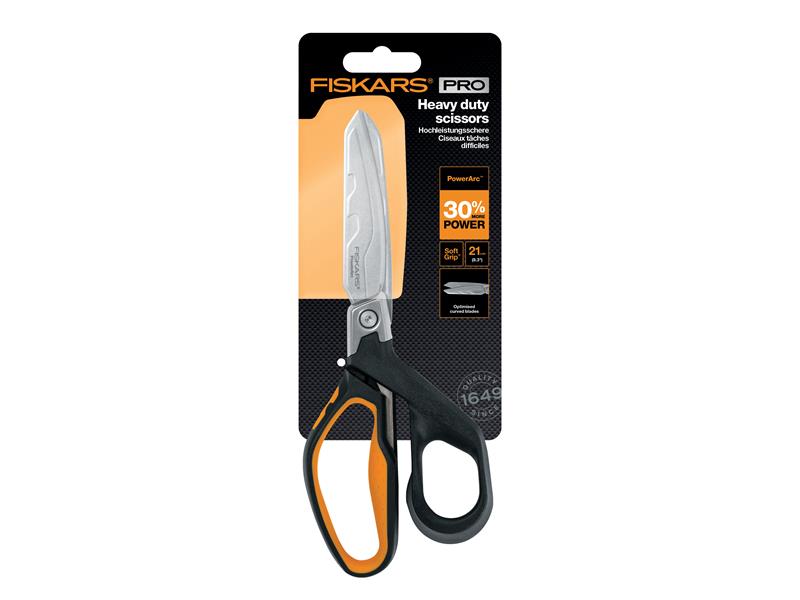 Fiskars PowerArc™ Heavy-Duty Scissors 210mm