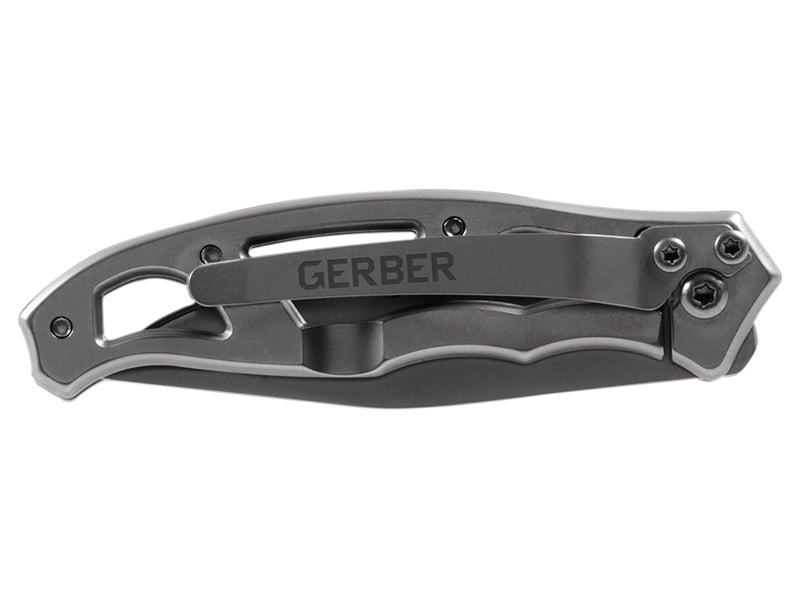 Gerber Paraframe Mini SS Folding Clip Knife - Fine Edge