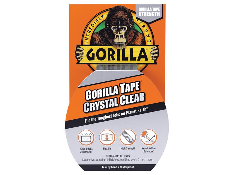 Gorilla Glue Gorilla Tape® 48mm x 8.2m Crystal Clear