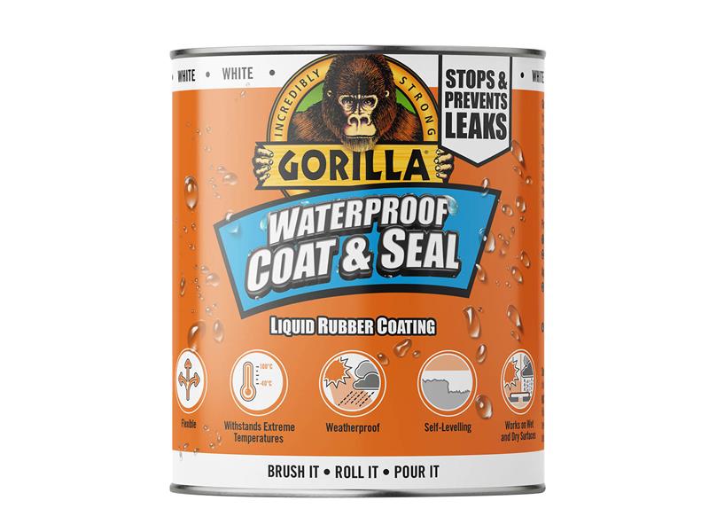 Gorilla Glue Waterproof Coat & Seal Liquid Rubber Coating