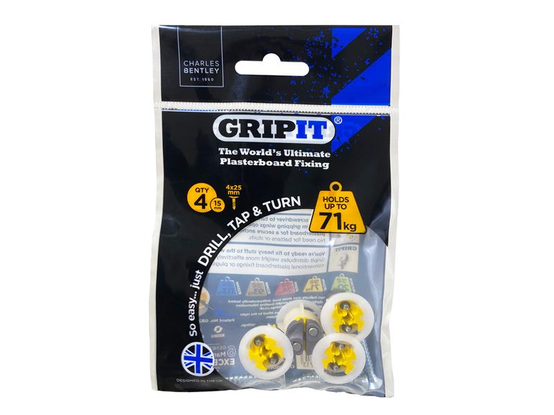 Gripit Yellow Plasterboard Fixings