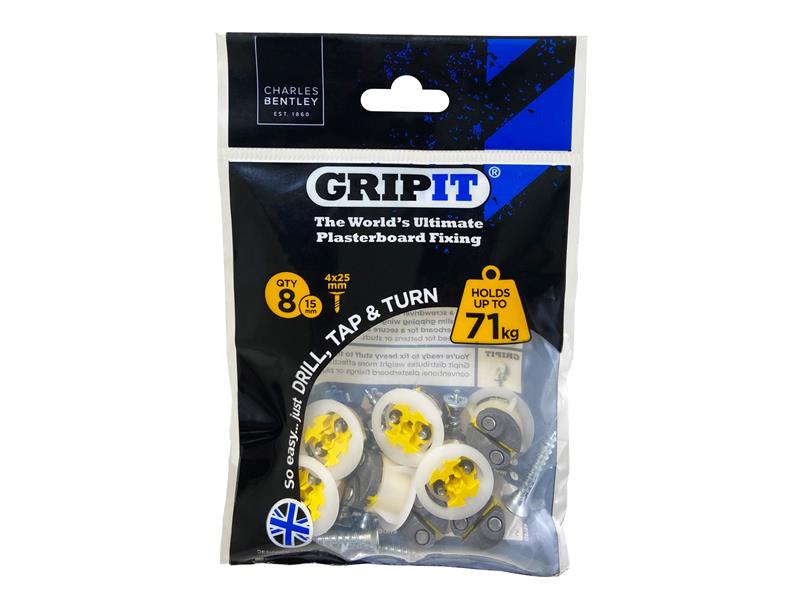 Gripit Yellow Plasterboard Fixings