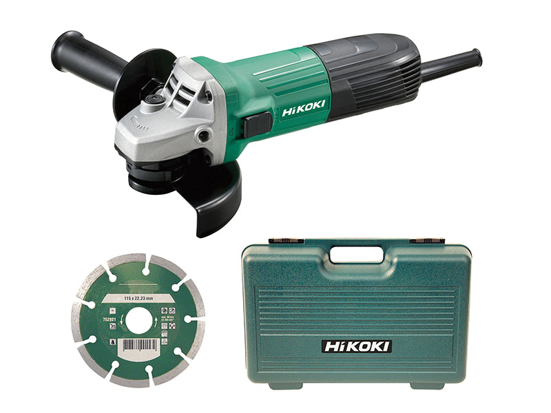 HiKOKI G12STX Angle Grinder, Blade & Case