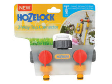 Load image into Gallery viewer, Hozelock 2252 2-Way Tap Connector 1/2 - 1in BSP