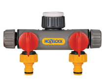 Load image into Gallery viewer, Hozelock 2252 2-Way Tap Connector 1/2 - 1in BSP