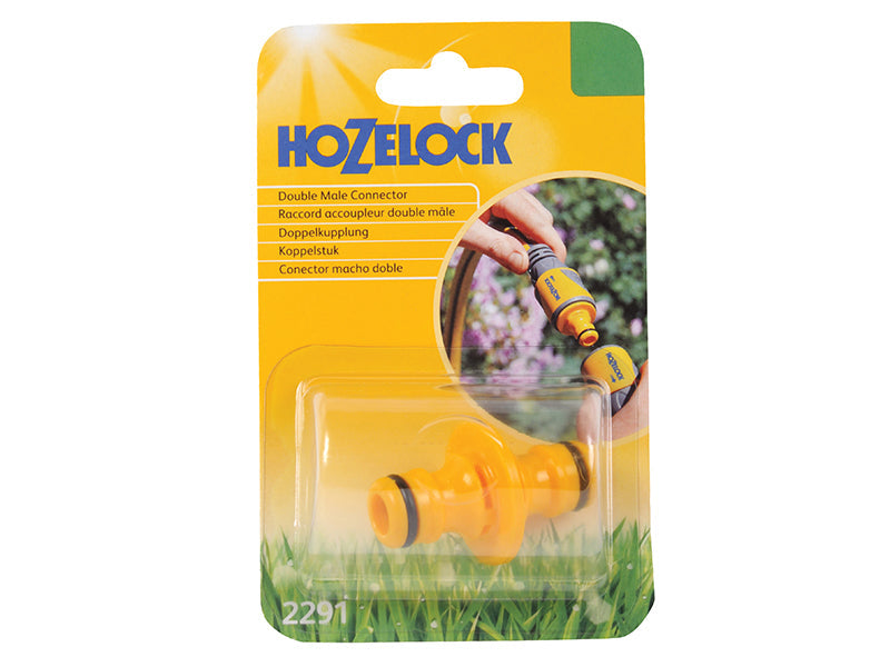 Hozelock 2291 Double Male Connector 12.5mm (1/2in)