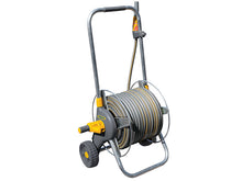 Load image into Gallery viewer, Hozelock 2436 60m Metal Pro Hose Cart &amp; 30m of 12.5mm Hose