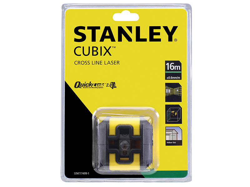 STANLEY® Intelli Tools Cubix™ Cross Line Laser Level (Green Beam)