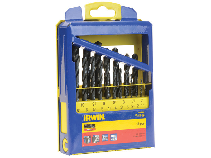 IRWIN® HSS Pro Drill Bit Set of 19