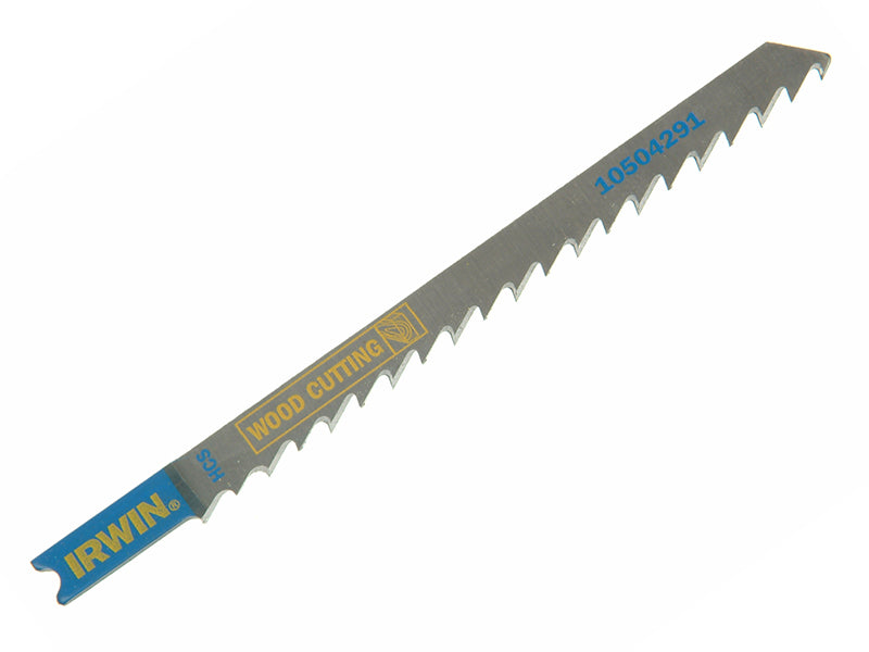 IRWIN® U144DP Jigsaw Blades Wood Cutting Pack of 5