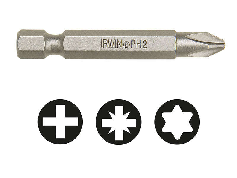 IRWIN® Power Screwdriver Bits, Phillips