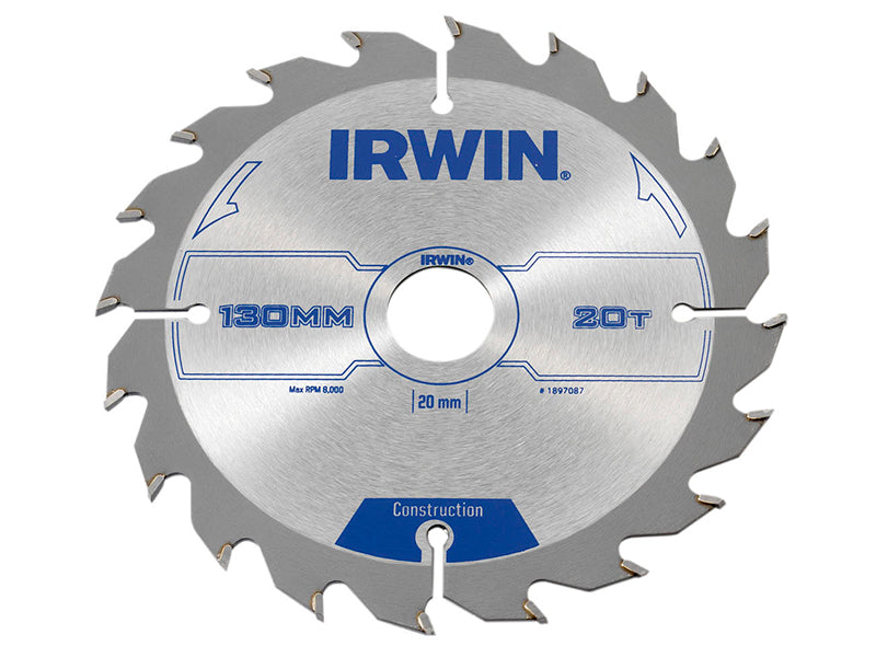 IRWIN® Corded Construction Circular Saw Blade, ATB