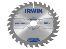 Load image into Gallery viewer, IRWIN® Corded Construction Circular Saw Blade, ATB