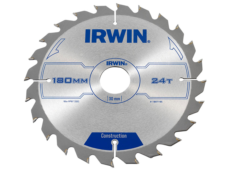 IRWIN® Corded Construction Circular Saw Blade, ATB