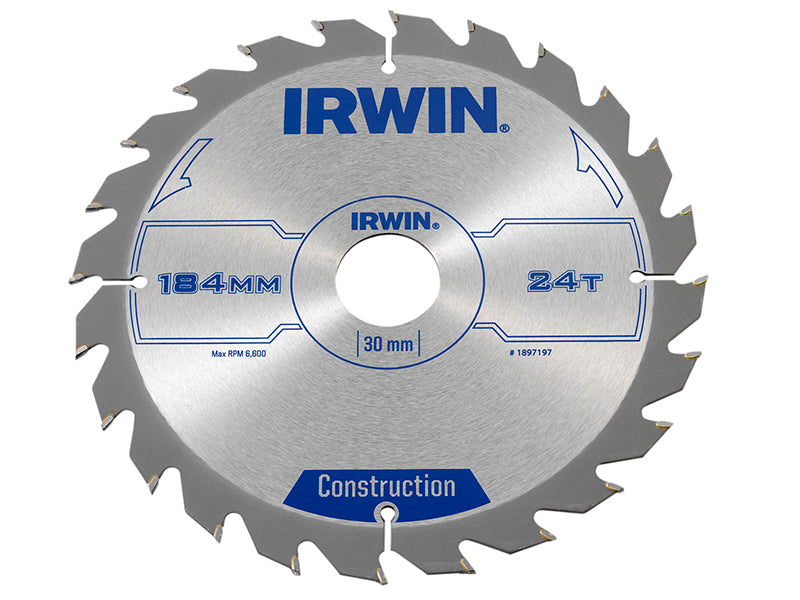 IRWIN® Corded Construction Circular Saw Blade, ATB