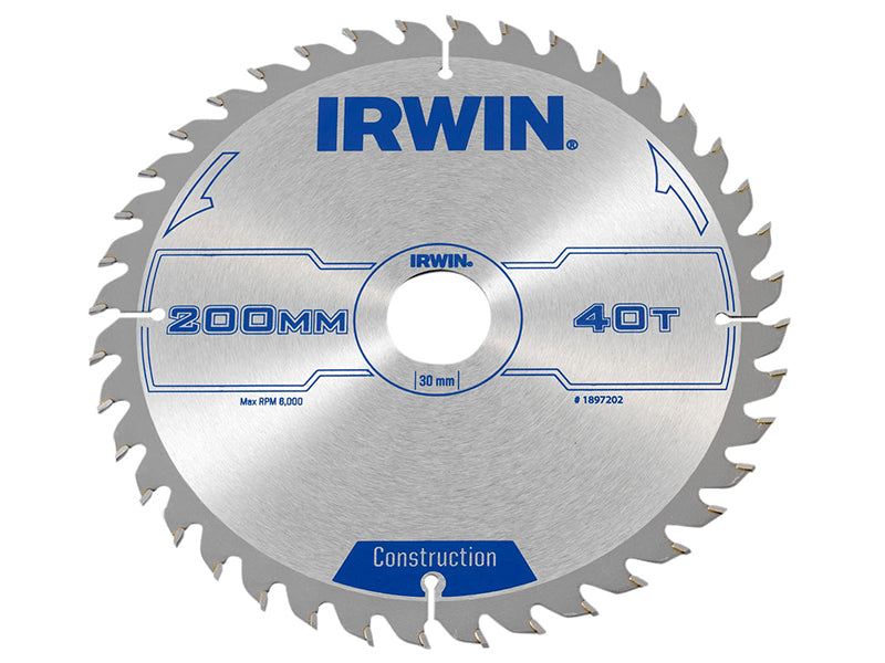 IRWIN® Corded Construction Circular Saw Blade, ATB