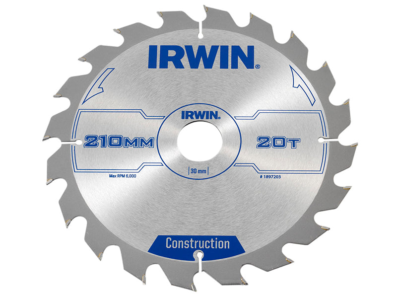 IRWIN® Corded Construction Circular Saw Blade, ATB