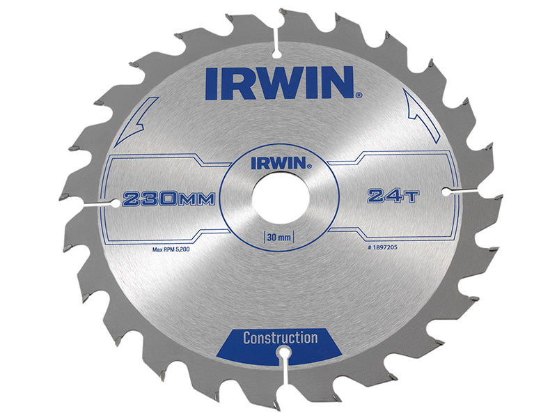 IRWIN® Corded Construction Circular Saw Blade, ATB