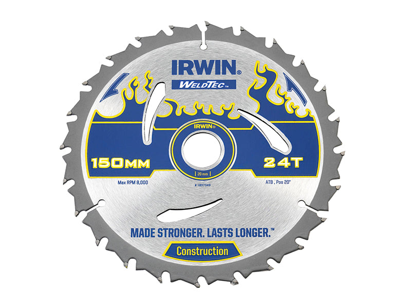 IRWIN® Weldtec Circular Saw Blade, ATB