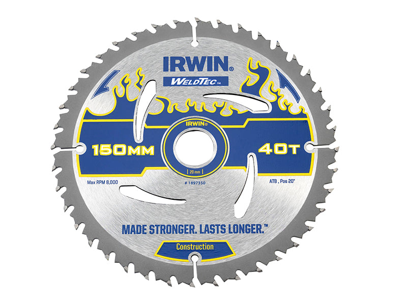 IRWIN® Weldtec Circular Saw Blade, ATB