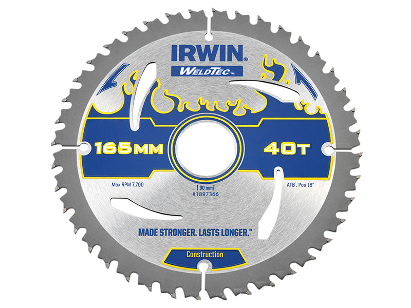 IRWIN® Weldtec Circular Saw Blade, ATB