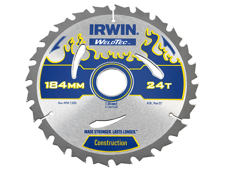 IRWIN® Weldtec Circular Saw Blade, ATB