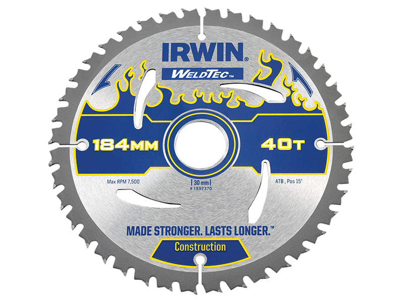 IRWIN® Weldtec Circular Saw Blade, ATB