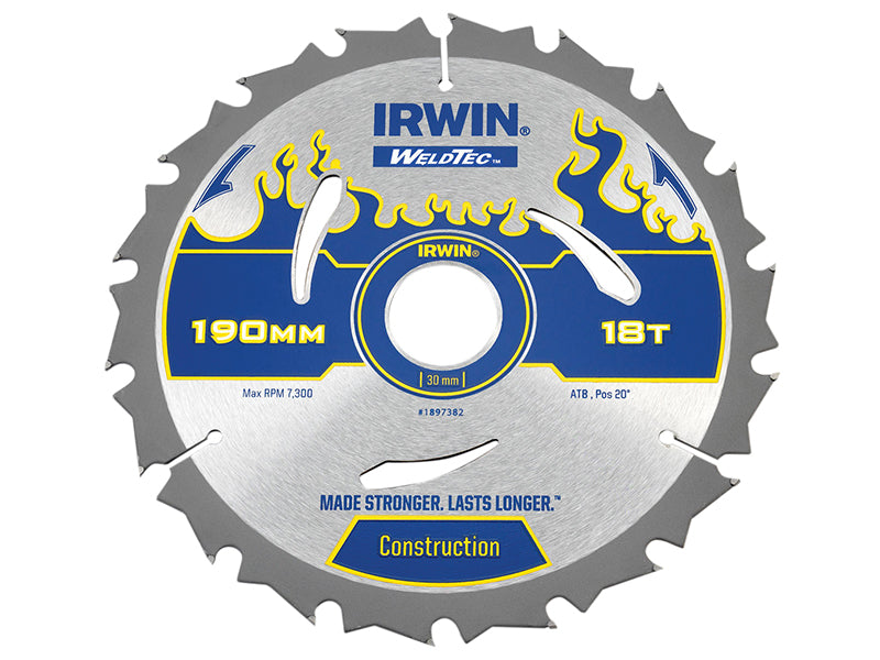 IRWIN® Weldtec Circular Saw Blade, ATB