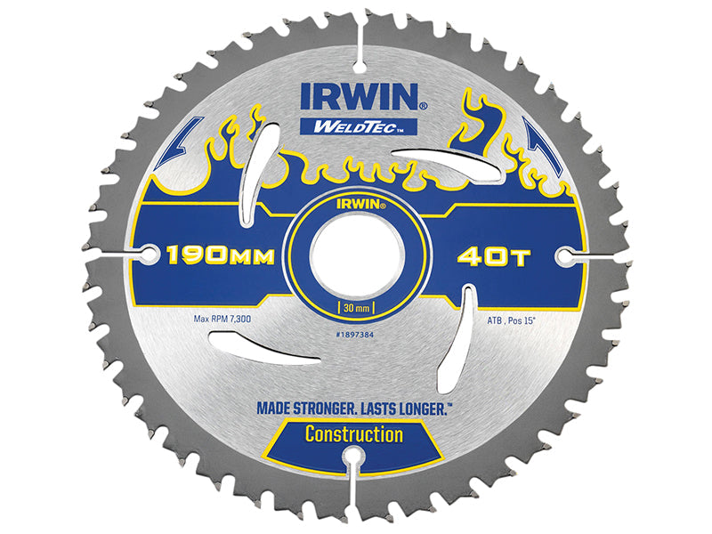 IRWIN® Weldtec Circular Saw Blade, ATB